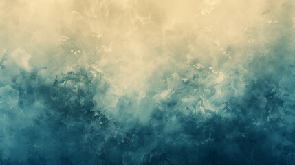 Abstract gradient texture backdrop with grainy blue-beige tones  - obrazy, fototapety, plakaty