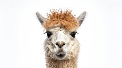 Llama Isolated on white background