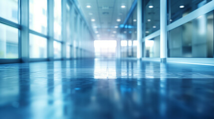 Blurred abstract office interior for business backdrop usage 