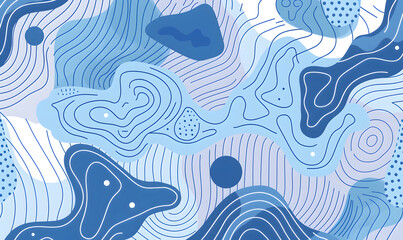 Abstracts geometric shapes illustration design.,Generative AI