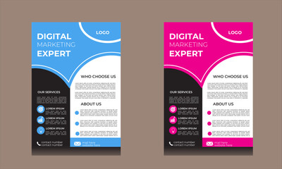 creative standard flyer templete