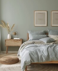 A Cozy Bedroom with a Modern Touch Inspired by the Latest Trends and Monthly Events Generative AI