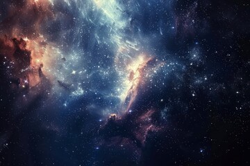 Starfield - Elements of this Image Furnished by NASA - generative ai