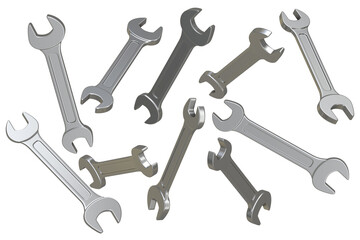 Metal Wrench Set