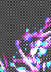 Violet Element Background Transparent Vector. Spot Party Card. Pink Fall Wallpaper. Blur Dreamy. Shimmer Layer Design.