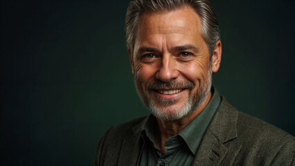 businessman smiling, portrait of a businessman, smiling man