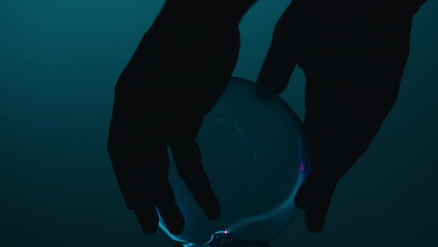 Touching Plasma Ball