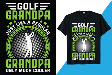 Golf T-shirt Design, Golf Quotes T-shirt, Golf Vector Art, Funny Golf Illustration, Golf  Vintage Shirts