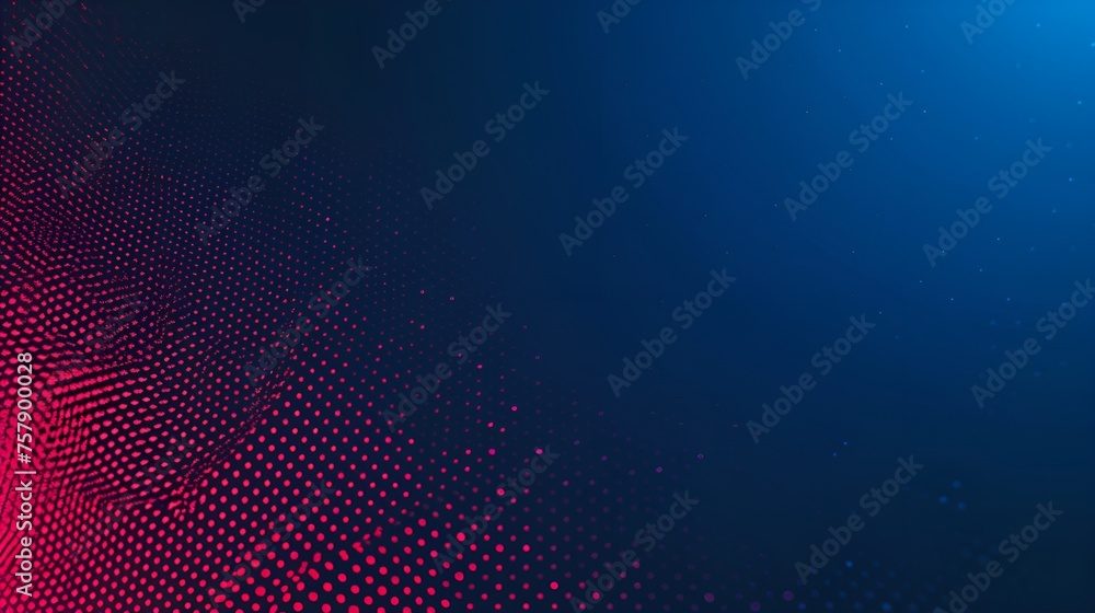 Poster blue and red gradient background with microdot noise, gradient, blue and red, microdot noise