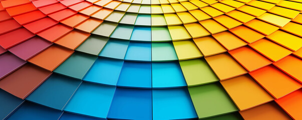 Fototapeta premium abstract rainbow colorful geometry background