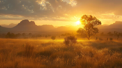 morning in the savannah