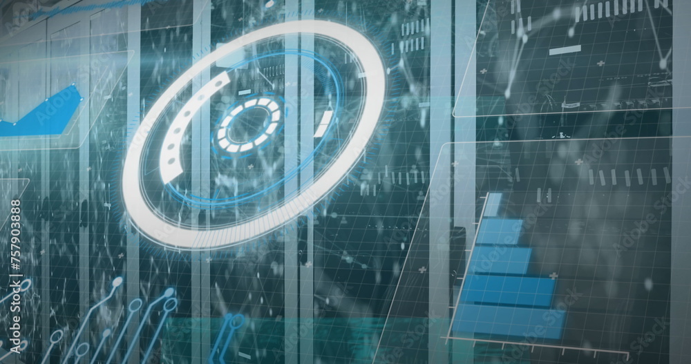 Poster image of text with globe and network of connections