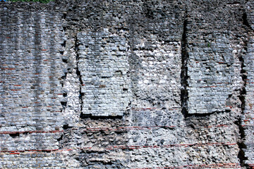Roman stone wall