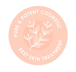 Pure and potent cosmetic, best skin treatment logo