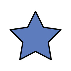 favourite icon with white background vector stock illustration