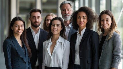 Fototapeta premium Group portrait of a professional business team 