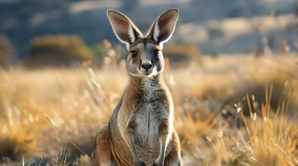 Foto op Plexiglas kangaroo in the outback © Christian
