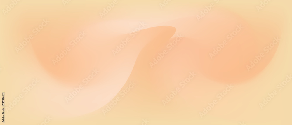 Poster beige gradient background. warm neutral liquid texture. horizontal abstract blurred gradient mesh te