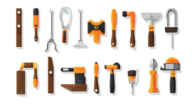 Labor tools icon design vector flat vector 