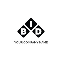 Obraz premium BID letter logo design on white background. BID logo. BID creative initials letter Monogram logo icon concept. BID letter design