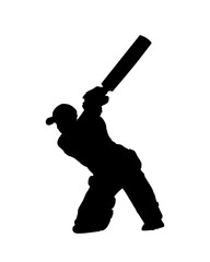 Cricket players silhouette, Cricket silhouette, Cricket player silhouette collection, Cricket player
