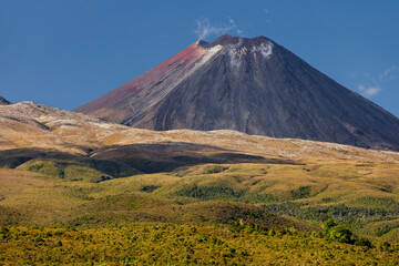 Mount Ngauruhoe, Tongariro Nationalpark, Manawatu-Manganui, Nordinsel, Neuseeland