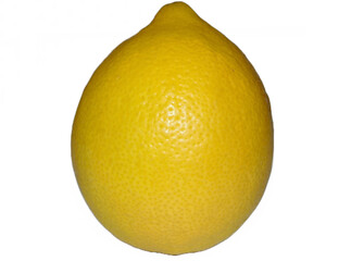 Lemon isolated on white background