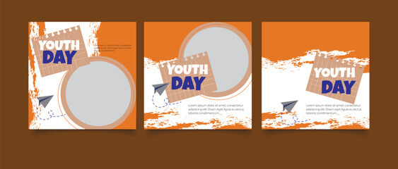 Flat international youth day post