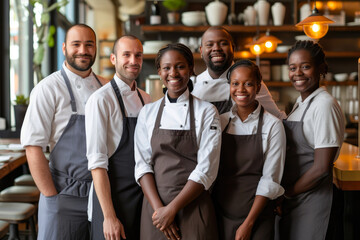 Teamwork in Hospitality: Diverse Professionals United