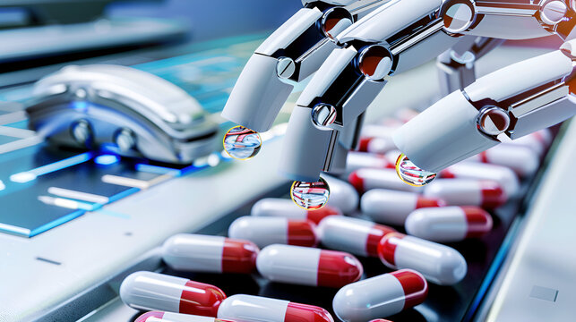 Pneumococcal conjugate vaccine, Pneumococcal polysaccharide vaccine , pills and capsules manufacturing pharmacy with automatic robotic arms
