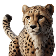 Graceful Cheetah PNG Image: Elegant Representation of the Wild Feline - Cheetah PNG, Cheetah Transparent Background - Cheetah PNG Image

