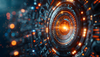 Fototapeta premium Technology background