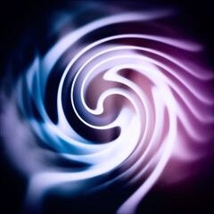 Abstract Swirl Spiral Rotating Movement Purple Design. - 757942050