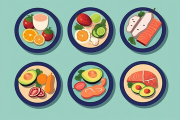 Keto diet. Diet for the day. Healthy Eating.