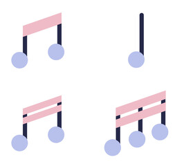 Musical notes vector