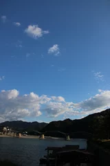 Verduisterende rolgordijnen zonder boren Kintai Brug 『 錦帯橋』山口県  岩国 横山  日本観光　Kintai Bridge 　