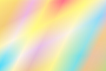 Blurred colored abstract background. Smooth transitions of iridescent colors. Colorful gradient. Rainbow backdrop. Glitter abstract illustration with an elegant design.