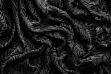 black cotton fabric texture background