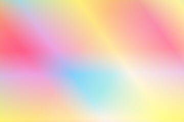 Blurred colored abstract background. Smooth transitions of iridescent colors. Colorful gradient. Rainbow backdrop. Glitter abstract illustration with an elegant design.