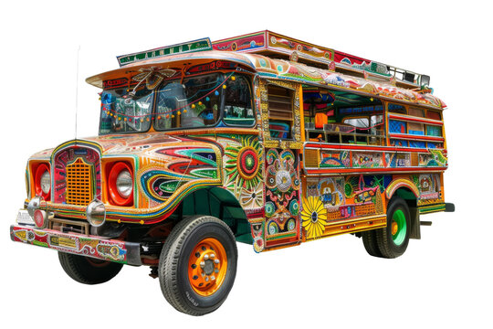 Decorated Jeepney Bus