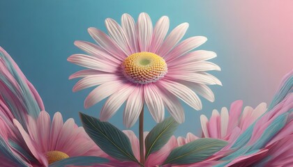 daisy flower wall art printable background