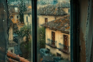 Window View of Rain