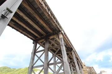 Fototapete Kintai-Brücke 『 錦帯橋』山口県  岩国 横山  日本観光　Kintai Bridge 　