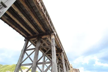 Rolgordijnen Kintai Brug 『 錦帯橋』山口県  岩国 横山  日本観光　Kintai Bridge 　