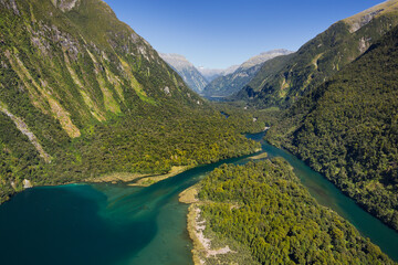 Milford Sound, Fiordland Nationalpark, Southland, Südinsel, Neuseeland © Rainer Mirau