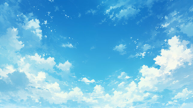 青空と雲の背景