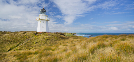 Waipapa Leuchtturm, Catlins, Southland, S&uuml;dinsel, Neuseeland