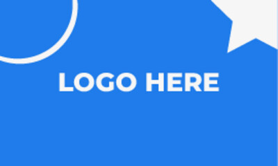 modern business card design . double sided business card design template . abstract blue business card and visiting card design.