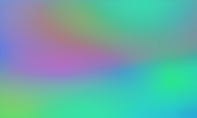 4K Digital grainy gradient noise effect. pink green purple rainbow abstract background.