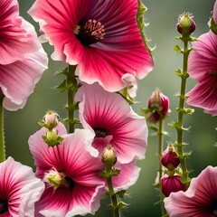red and white flowers